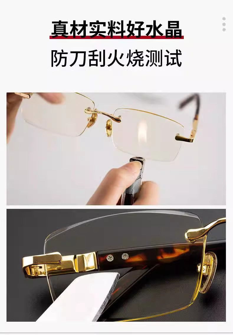 高檔水晶老花鏡
