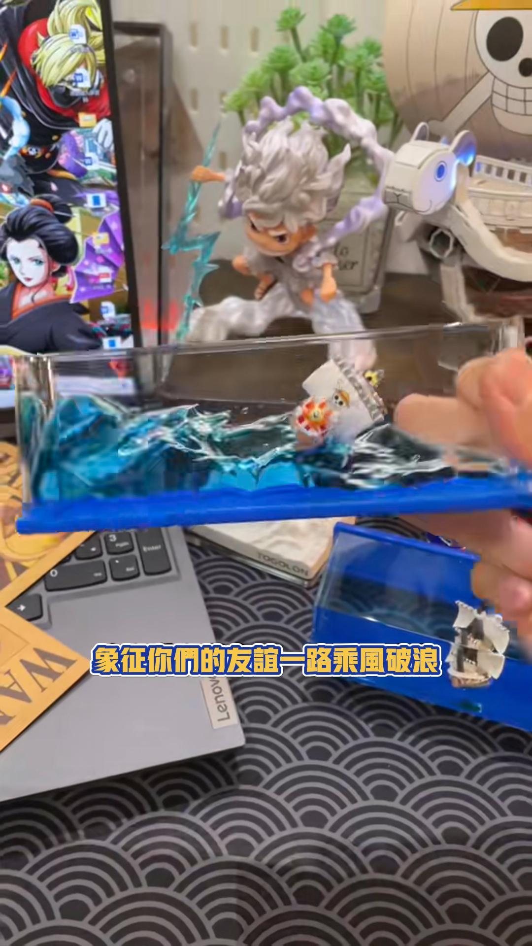 海盜船擺件